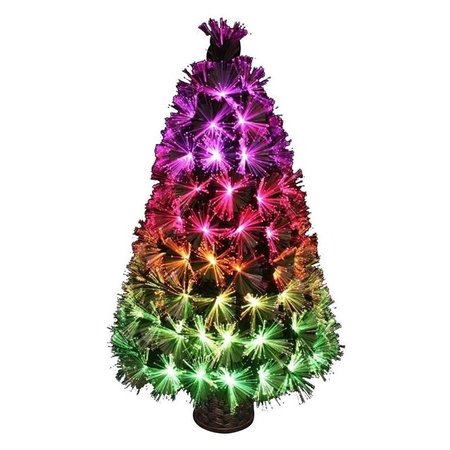SANTAS FOREST Fireworks Fiber Optic, 834 in L, Christmas, PVC, Ombre, Shiny 54630